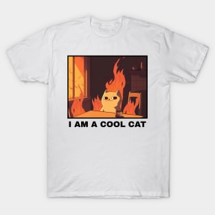 Kawaii Cat I Am A Cool Cat T-Shirt